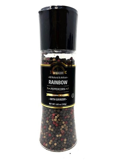 [SROS06] K - Rosolini Grinder 6 x 5.82 oz || Rainbow Peppercorn - SROS06