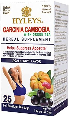 [HY36] HYLEYS GARCINIA CAMBOGIA ACAI BERRY 1.32oz X 25pc X 12/CS - HY36
