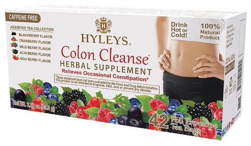 [HY49] HYLEYS COLON CLEANSE ASSORTMENT KIT | 42 CT| 2.22oz X 42 | 12/CS - HY49