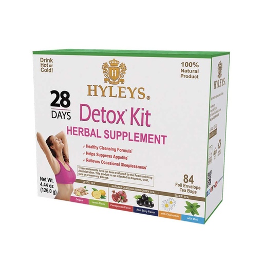 [HY52] HYLEYS 28-DAY DETOX KIT |84 CT| 2.22oz X 84 9/CS - HY52