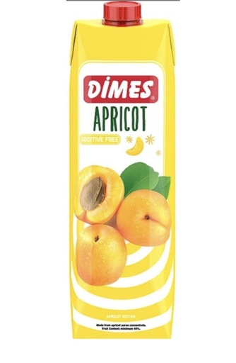 [DIM01] DIMES NECTAR | 34 fl oz (1000ml) x 12 | APRICOT - DIM01