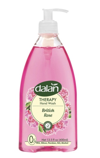 [DLT01] DALAN THERAPY | LIQUID HAND SOAP | 13.5 FL OZ x 24 || BRITISH ROSE | - DLT01