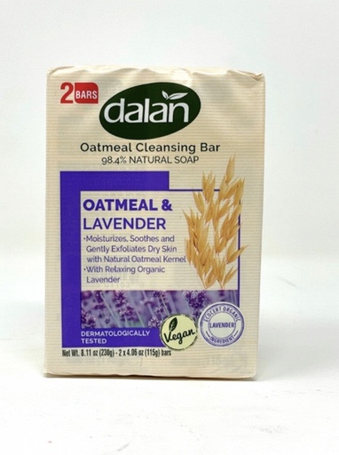 [DNOT10] DALAN OATMEAL LAVENDER SOAP (115grx2) 36/cs - DNOT10