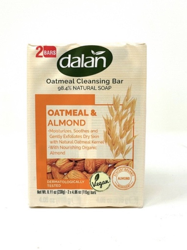[DNOT11] DALAN OATMEAL ALMOND SOAP (115grx2) 36/cs - DNOT11