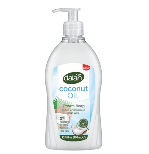 [DLC04] DALAN CREAM | LIQUID HAND SOAP | 13.5 FL OZ x 24 || COCONUT OIL | - DLC04