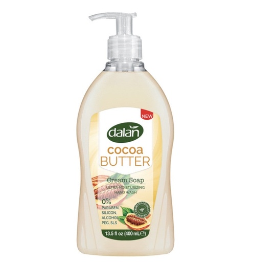 [DLC03] DALAN CREAM | LIQUID HAND SOAP | 13.5 FL OZ x 24 || COCOA BUTTER | - DLC03
