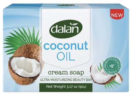 [D9055] Dalan COCONUT OIL Soap 3.2 oz | 3-PK 24/cs | NEW | - D9055