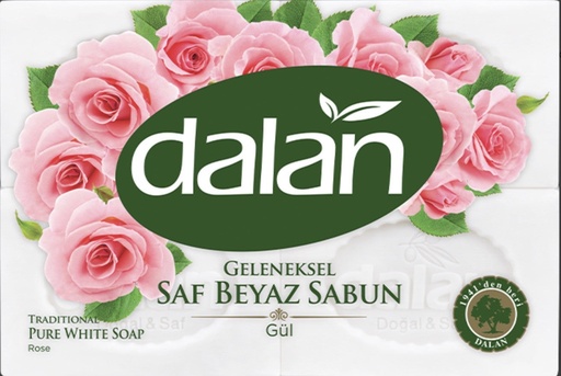 [DN26052] Dalan Bath Soap Rose || [(200 g) x4] 10/cs | 4-PACK - DN26052