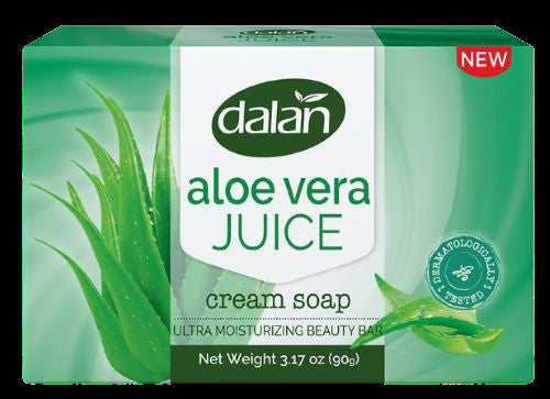 [D7525] Dalan ALOE VERA Soap 3.2 oz | 3-PK 24/cs | NEW | - D7525