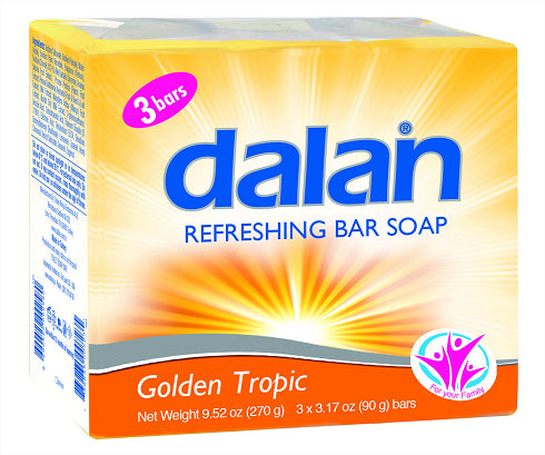 [DN60213] Dalan "Golden Tropics" A-B Soap 3.2 oz. X 3 24/cs (B) - DN60213