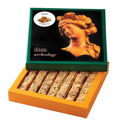 [7007162] Divan Loqum, Kadayif Coated Pistachio, Archeology Collection, Box, 17.6oz (500g) x 12pcs - 7007162
