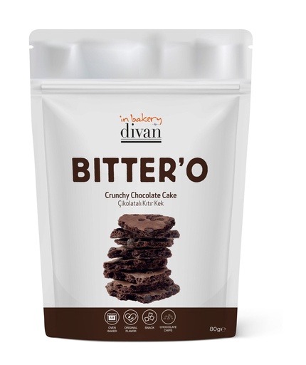 [7006833] Divan Bakery, Bitter'o Brownie Brittle, Doypack, 2.8oz (80g) x 15pcs - 7006833