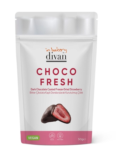 [7006749] Divan Chocolate Coated, Freeze Dried Plum, Doypack, 1.8oz (50g) x 10pcs - 7006749