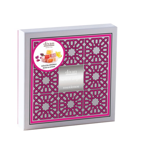 [7005754] Divan Loqum, Rose&Lemon, Selcuk Collection, Pink, Box, 8.8oz (250g) x 12pcs - 7005754