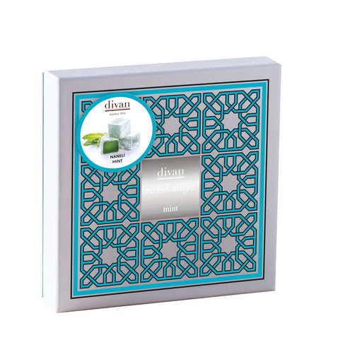 [7005739] Divan Loqum, Mint, Selcuk Collection, Blue, Box, 8.8oz (250g) x 12pcs - 7005739