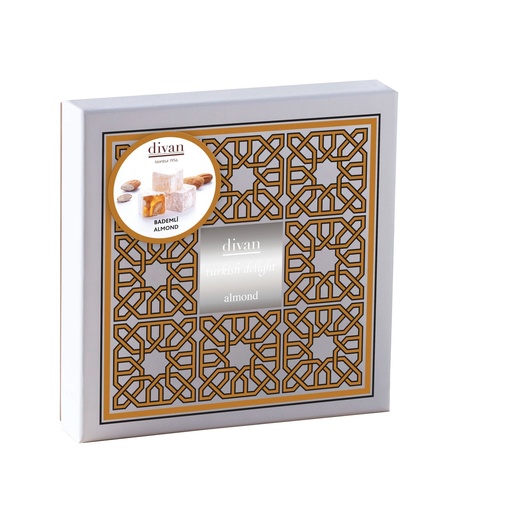 [7005727] Divan Loqum, Almond, Selcuk Collection, Light Brown, Box, 8.8oz (250g) x 12pcs - 7005727