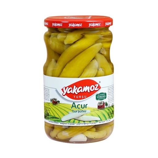 [5315] Yakamoz, Pickles, Mikti, Midyat Acur, Glass Jar, 720ml x 12 - 5315