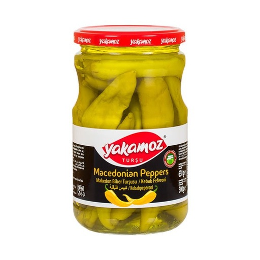 [5353] Yakamoz, Pickles, Macedonian Peppers, Kebab Feferoni, Glass Jar, 720ml x 12 - 5353