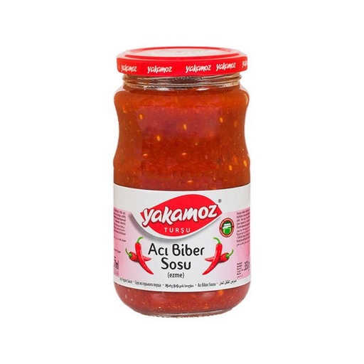 [7340] Yakamoz, Pickles, Hot Pepper Sauce, Glass Jar, 370ml x 12 - 7340