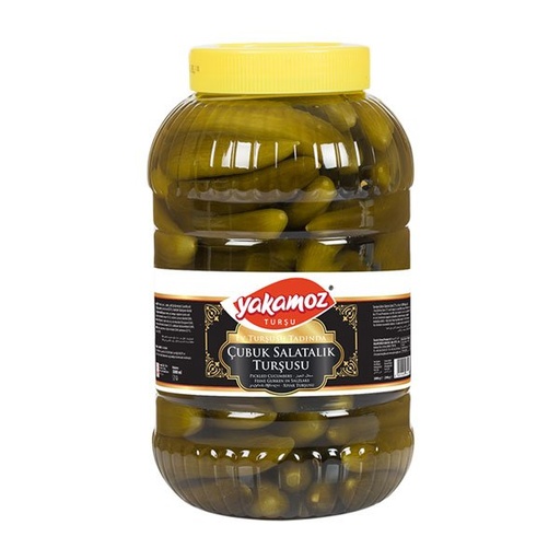 [5520] Yakamoz, Pickles, Gherkins (Salatalik), No. 2, Pet Jar, 5lt x 4 - 5520