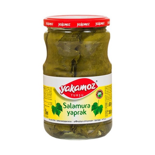 [5285] Yakamoz, Grape Leaves In Brine, Glass Jar, 720ml x 12 - 5285