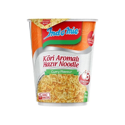 [INN03] Indo Mie Curry Flavored Noodles (Korili) 2.1oz/60g x 24 - INN03