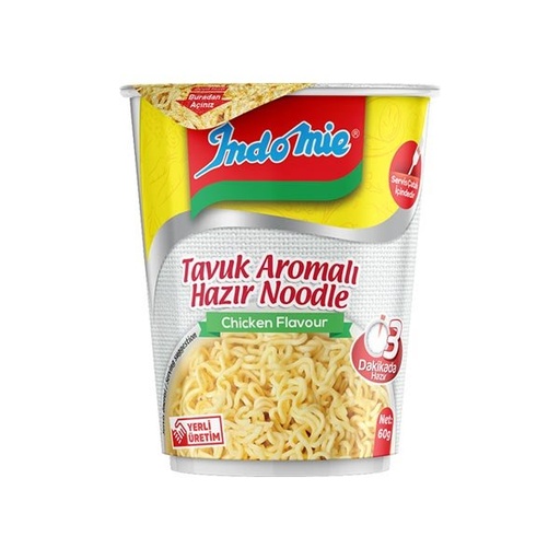 [INN01] Indo Mie Chicken Flavored Noodles (Tavuk Aromali) 2.1oz/60g x 24 - INN01