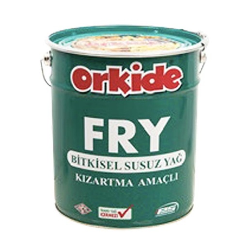 [OR04] Orkide Fry Vegetable Oil, 18lt (16.38kg), SquareTin Can - OR04