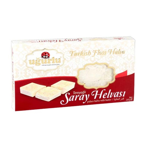 [301] Ugurlu Tereyagli Sade Saray Helvasi 250g x 18 - 301