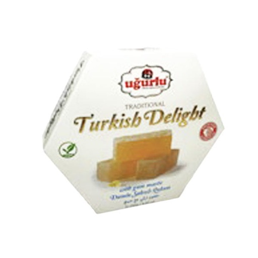 [415] Ugurlu Altigen Damla Sakizli Lokum 250g x 12 - 415