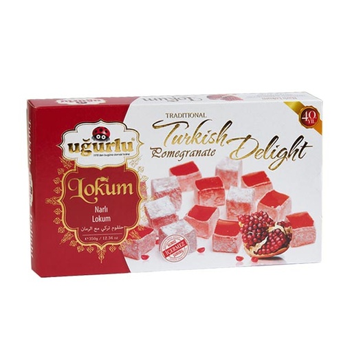 [371] Ugurlu Nar Aromali Lokum 350g x 12 - 371