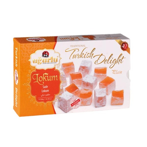 [370] Ugurlu Sade Lokum (Pudra Sekerli) 350g x 12 - 370