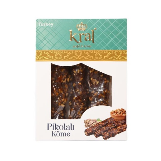 [KR04] Kral Pikolali Kome, Mulberry Pulp and Hazelnut Coated Walnut, 350gr x 16 - KR04