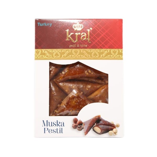 [KR05] Kral Muska Pestil, Fruit Pastille with Hazelnut Paste, 350gr x 16 - KR05