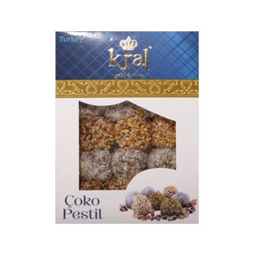 [KR08] Kral Coko Pestil, Chocolate Pistachios and Hazelnut Paste, 350gr x 16 - KR08