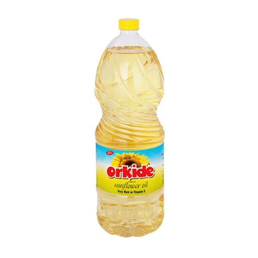 [OR02] Orkide Refined Sunflower Oil, 2lt x 6, Plastic Bottle - OR02