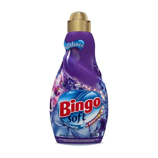 [970407] Bingo Liquid Fabric Concentrated Softener Hydrangea Flower, 1440ml x 9 - 970407