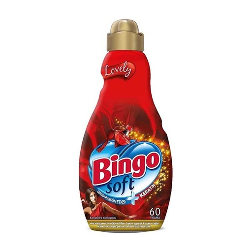 [970404] Bingo Liquid Fabric Concentrated Softener Lovely, 1440ml x 9 - 970404